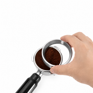 Yozcoffee Espresso Dosificación embudo 51/53/58mm Plata de acero inoxidable magnético — imagen del producto