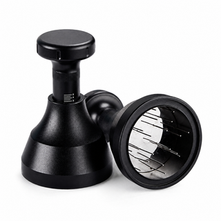 Yozcoffee WDT Espresso Distribuidor 51/53/58mm Herramienta de aguja de acero inoxidable negro — vista alternativa