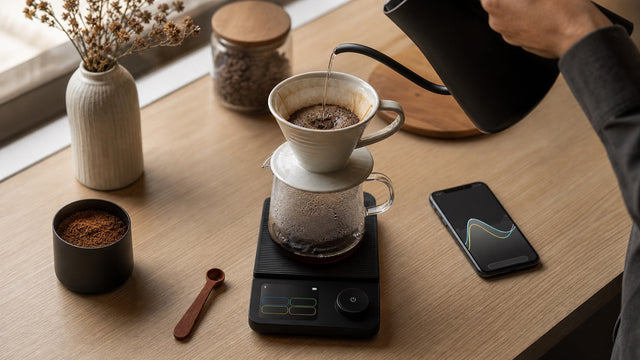 Báscula de café inteligente Bluetooth: una forma más precisa de preparar café