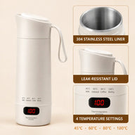 Portable Electric Travel Kettle – 400ml, 4 Temperature Settings - miniatura 5
