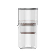 Ice Drip Cold Brew Maker 300ml Glass Slow Drip Transparent — close-up of key components and finish