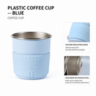 Taza térmica Yozcoffee de 300 ml con funda de silicona - miniatura 3