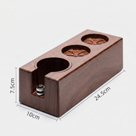 Soporte organizador Yozcoffee para prensador de espresso de 51-58 mm, ABS efecto madera - miniatura 5
