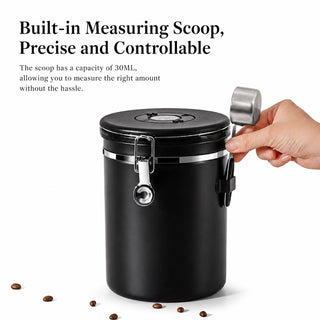 Yozcoffee Airtight Cafe Canister 1.5-2.8L 304 Acero Inoxidable — vista alternativa