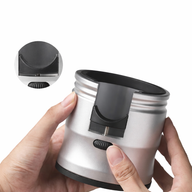 Yozcoffee Espresso Tamping Stand Aluminum Alloy Ajustable Portafilter Plata/Gray - miniatura 3