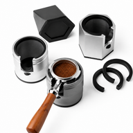 Yozcoffee Espresso Tamping Stand Aluminum Alloy Ajustable Portafilter Plata/Gray - miniatura 5
