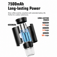 Yozcoffee Portable Capsule Coffee Machine NS/DG Capsules " Ground Coffee - miniatura 4