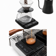 Coffee Scale with Timer 2kg Digital Rechargeable Black/White: task mq2mizq4d4wke