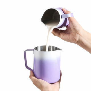 Yozcoffee Latte Art Milk Pitcher 350/600ml 304 de acero inoxidable — imagen del producto