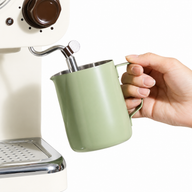 Yozcoffee Latte Art Milk Pitcher 350/600ml 304 de acero inoxidable - miniatura 4