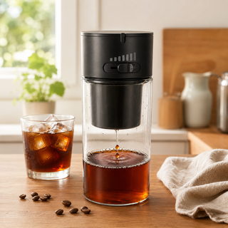 Cafetera cold brew Yozcoffee por goteo en frío con flujo ajustable — vista alternativa