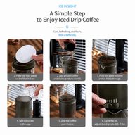 Cafetera cold brew Yozcoffee por goteo en frío con flujo ajustable - miniatura 6