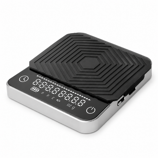 Escala de café Yozcoffee con Timer 2kg 0.1g Aleación de aluminio USB-C Negro — vista alternativa
