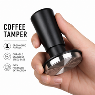 Spring Loaded Espresso Tamper 49/51/58mm Stainless Steel: yozcoffee spring loaded espresso tamper stainless steel 49 02