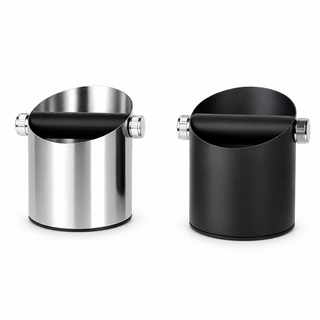Yozcoffee Espresso Caja de acero inoxidable Silicona Bar Plata / Negro — imagen del producto