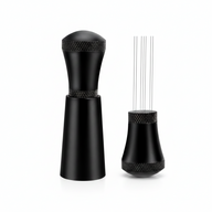 WDT Espresso Distribution Tool 7-Needle Aluminum Alloy: yozcoffee wdt espresso distribution tool 7 needle silver b 01